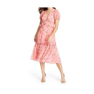 LoveShackFancy  Women's Fleur Dress in Lolita Floral Pink Size 16 B820AFA
